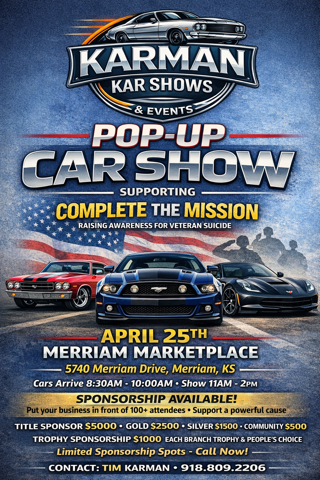 Karman Charity Car Show flyer
